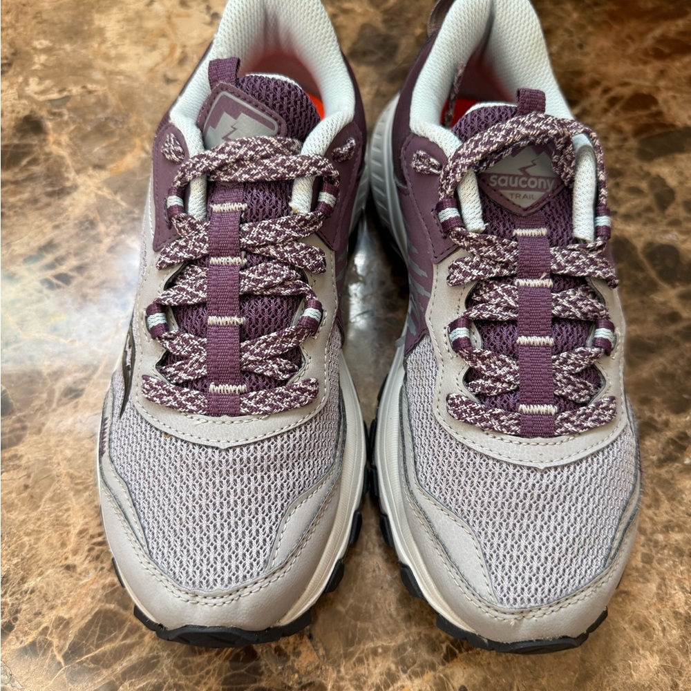 Saucony Women's Sneakers - Purple and gray Size 6.5 - Picture 2 of 7